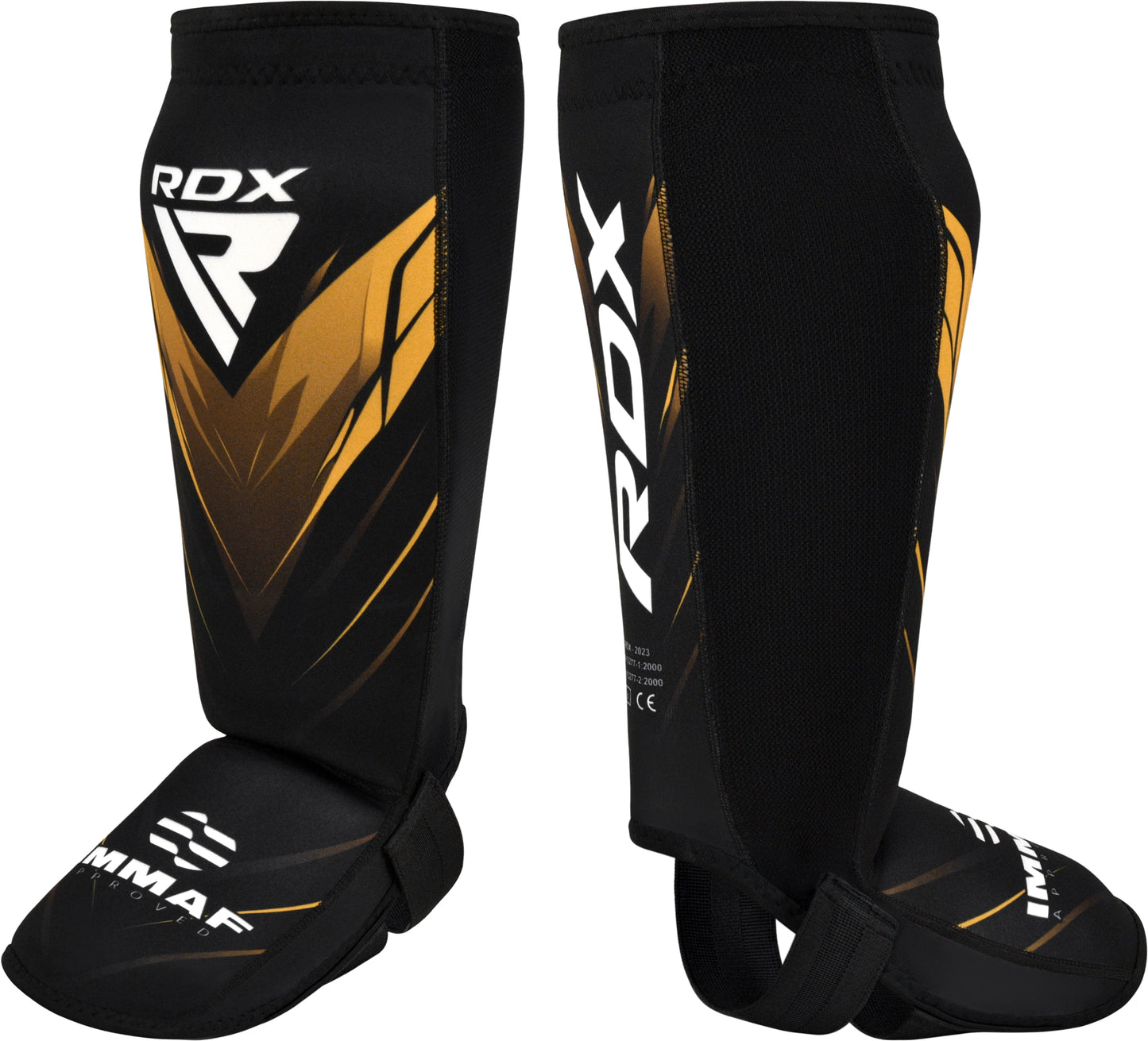 Protège-Tibias RDX IMMAF — Sparring & Compétition MMA